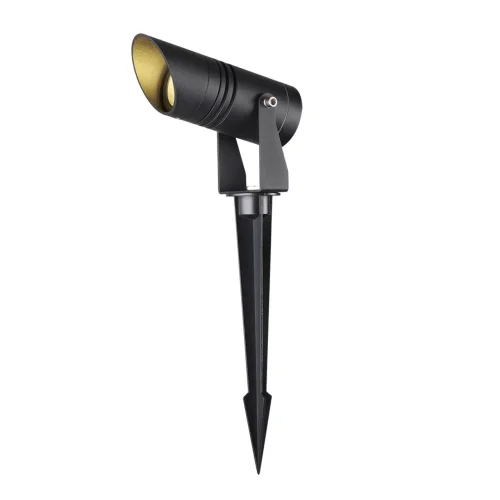 Ландшафтный светильник LED Stima 6648/6GL3 Odeon Light уличный IP65 чёрный на 1 лампу, плафон чёрный в стиле минимализм LED фото 4