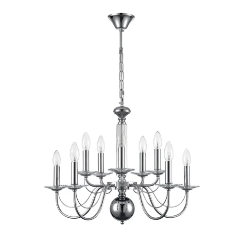 Люстра подвесная Incanto 8034/10 Lumion без плафона на 10 ламп, основание хром в стиле классический 