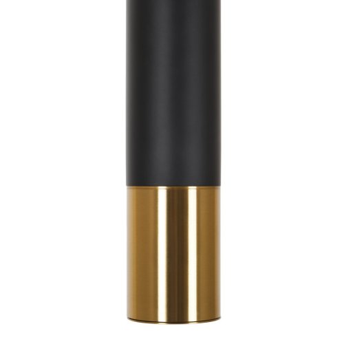 Светильник подвесной Klara MR1050-1P MyFar золотой 1 лампа, основание чёрное в стиле современный хай-тек трубочки фото 2