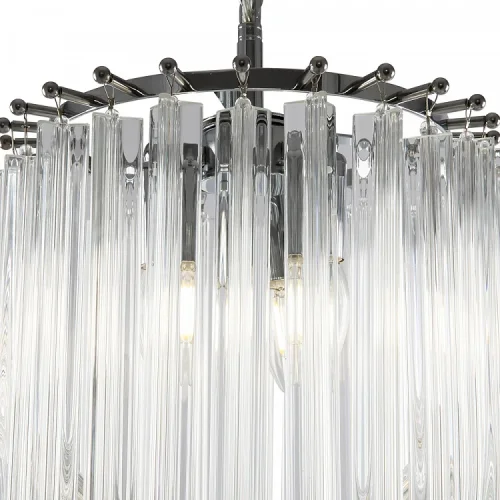 Светильник подвесной Onda FR5182PL-03CH Freya прозрачный 3 лампы, основание хром в стиле современный  фото 2