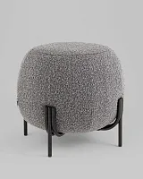 Пуф Флик new ткань букле тёмно-серый УТ000040001 Stool Group на 1 , основание в стиле современный 