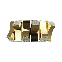 Бра LED Asturo 4993/12WL Odeon Light золотой 1 лампа, основание золотое в стиле арт-деко 