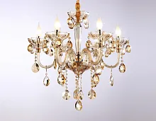 Люстра подвесная TR4901 Ambrella light без плафона на 6 ламп, основание золотое в стиле классика 
