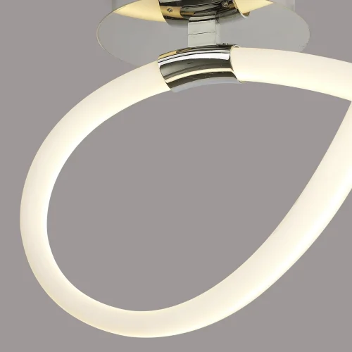 Бра LED Armonia 6726 Mantra белый на 1 лампа, основание хром в стиле хай-тек современный  фото 3