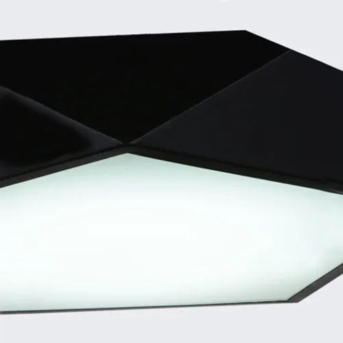 Светильник потолочный LED GEOMETRIC Black D50 185378-26 ImperiumLoft белый 1 лампа, основание чёрное в стиле современный скандинавский  фото 8