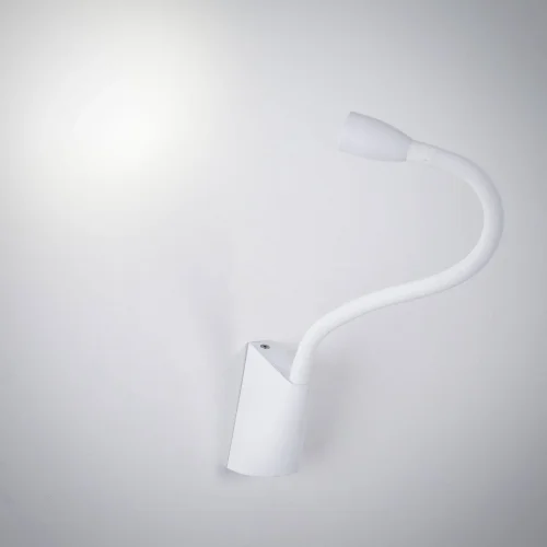Бра LED Декарт CL704340 Citilux белый на 1 лампа, основание белое в стиле хай-тек гибкая ножка фото 3