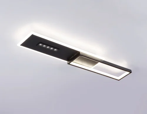 Светильник потолочный LED FL51454 Ambrella light чёрный 1 лампа, основание чёрное в стиле современный хай-тек  фото 6