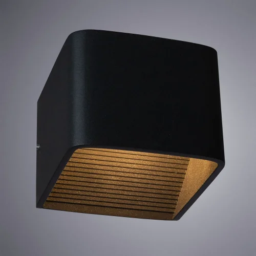 Бра LED Scatola A1423AP-1BK Arte Lamp чёрный на 1 лампа, основание чёрное в стиле современный  фото 2