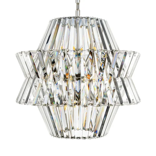 Люстра подвесная Милагро / Milagro 10578/550 LOFT IT прозрачная на 14 ламп, основание никель в стиле современный фото 3 Люстра подвесная Милагро / Milagro 10578/550 LOFT IT прозрачная на 14 ламп, основание никель в стиле современный фото 3