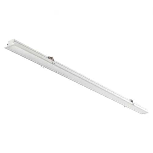 Светильник потолочный LED встраиваемый Iter 358820 Novotech белый 1 лампа, основание белое в стиле минимализм современный линейный