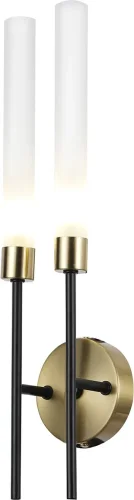Бра Istapp 4480-2W F-promo белый на 2 лампы, основание латунь в стиле современный 