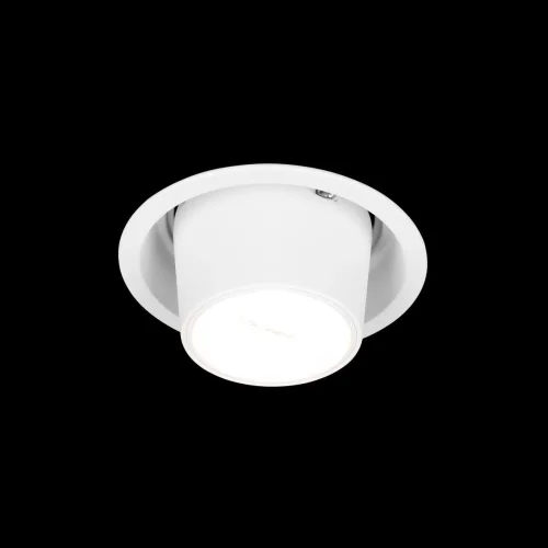 Светильник точечный LED Flash 10319/A White LOFT IT белый 1 лампа, основание белое в стиле современный хай-тек круглый фото 2