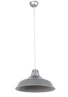 Светильник подвесной Faustino E 1.3.P1 S Arti Lampadari серебряный 1 лампа, основание серебряное в стиле лофт 