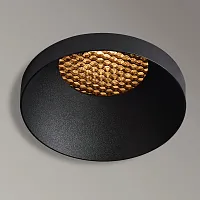 Светильник точечный Ducre A8094PL-1BK Arte Lamp чёрный на 1 лампу, основание чёрное в стиле современный круглый