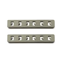 Прямой соединитель для встраиваемого магнитного шинопровода (2 шт) Skyline 48 ST005.749.00.1 ST-Luce серый в стиле для светильников серии Skyline 48 магнитный