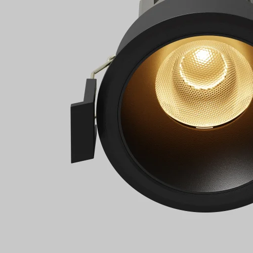 Светильник точечный LED Dip DL123-10W-2.7K-B Maytoni чёрный на 1 лампу, основание чёрное в стиле современный круглый фото 4
