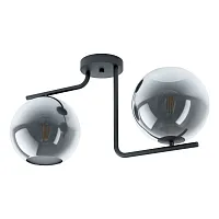 Светильник потолочный Marojales 98514 Eglo чёрный 2 лампы, основание чёрное в стиле современный шар
