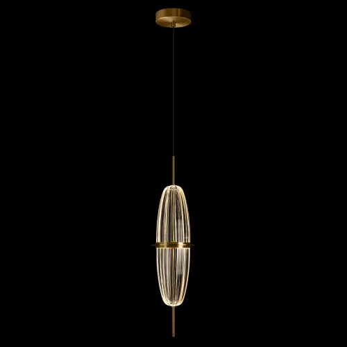 Светильник подвесной LED Tranquility 10397/A LOFT IT прозрачный на 1 лампу, основание медь в стиле современный фото 2