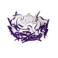 Светильник потолочный Слизия / Clizia 10593/530C Purple LOFT IT фиолетовый белый на 3 лампы, основание в стиле Светильник потолочный Слизия / Clizia 10593/530C Purple LOFT IT фиолетовый белый на 3 лампы, основание в стиле