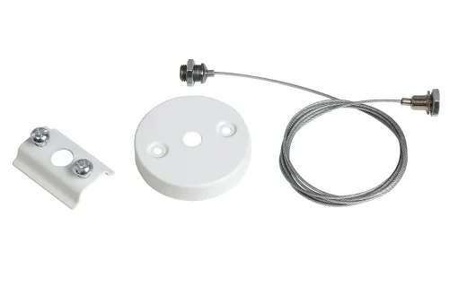 Подвесной комплект для шинопровода CLT 0.210 03 WH Crystal Lux белый в стиле  для светильников серии Clt-Трек 