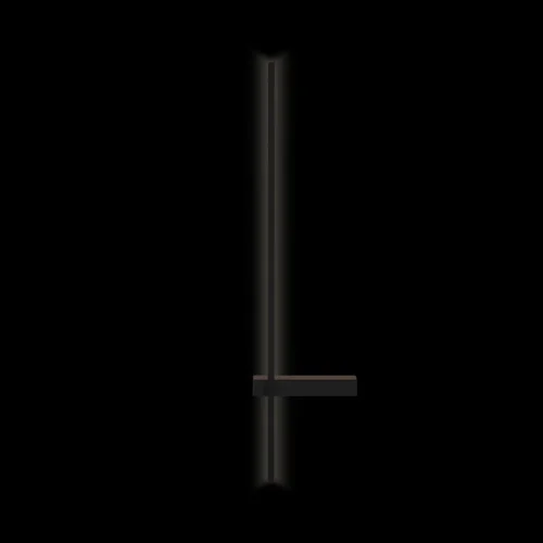 Бра LED Linio 10149/900 Black LOFT IT чёрный на 1 лампа, основание чёрное в стиле хай-тек  фото 2