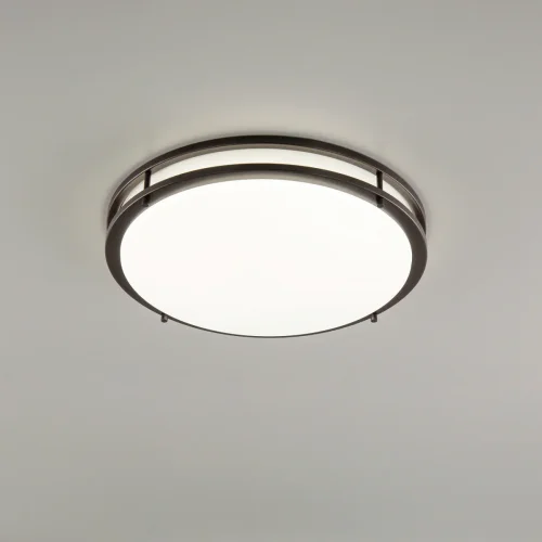 Люстра потолочная LED Бостон CL709505N Citilux белая на 1 лампа, основание венге коричневое в стиле современный  фото 8