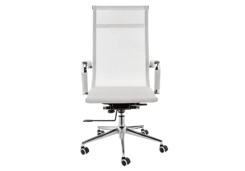 Компьютерное кресло Reus сетка white 15212 Woodville, белый/сетка, ножки/металл/хром, размеры - *1180***540*600 фото 3
