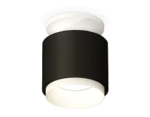 Светильник накладной Techno spot XS7511040 Ambrella light чёрный 1 лампа, основание чёрное в стиле хай-тек современный круглый