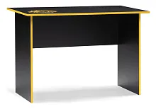 Письменный стол Эрмтрауд черный / желтый 474254 Woodville столешница чёрная из лдсп