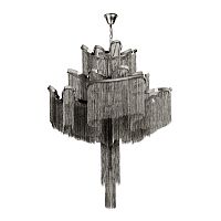 Люстра подвесная Стим / Stream 10208/1000 Gunmetal LOFT IT никель серая на 15 ламп, основание серое никель в стиле арт-деко цепочки Люстра подвесная Стим / Stream 10208/1000 Gunmetal LOFT IT никель серая на 15 ламп, основание серое никель в стиле арт-деко цепочки