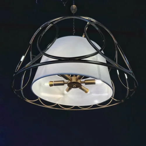 Светильник подвесной Antic 147882-22 ImperiumLoft золотой белый 6 ламп, основание золотое в стиле современный  фото 9