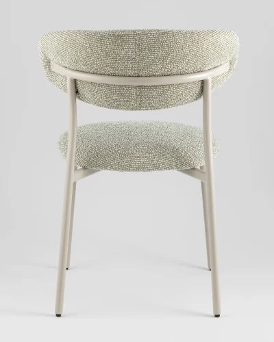 Стул обеденный Ayla, бежево-зеленый, кремовые ножки УТ000041711 Stool Group, /, ножки//, размеры - ***** фото 8