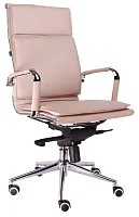 Кресло руководителя Nerey M Экокожа Бежевый EC-06Q PU Beige Everprof, бежевый/экокожа, ножки//, размеры - ****560*