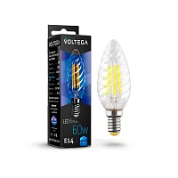 Лампа LED Crystal 7028 Voltega VG10-CC1E14cold6W-F  E14 6вт