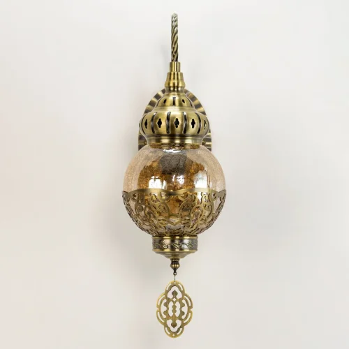 Бра Каир CL419313 Citilux янтарный на 1 лампа, основание бронзовое в стиле восточный  фото 5