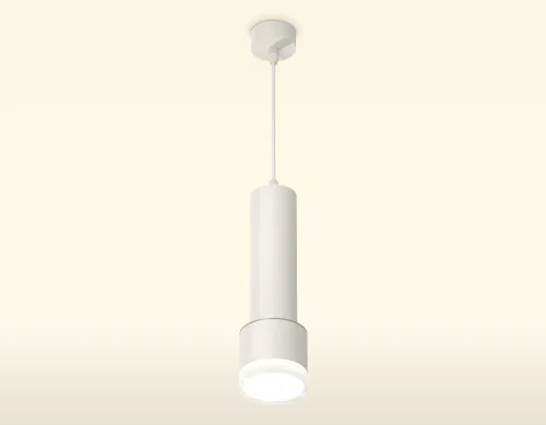 Светильник подвесной XP8110009 Ambrella light белый 1 лампа, основание белое в стиле современный хай-тек трубочки фото 3