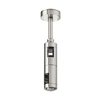 Крепление потолочное двойное Short 78мм Flarity платина TRA156C-D1-PT Maytoni никель в стиле хай-тек современный для светильников серии Magnetic trаck system Flarity flarity магнитная