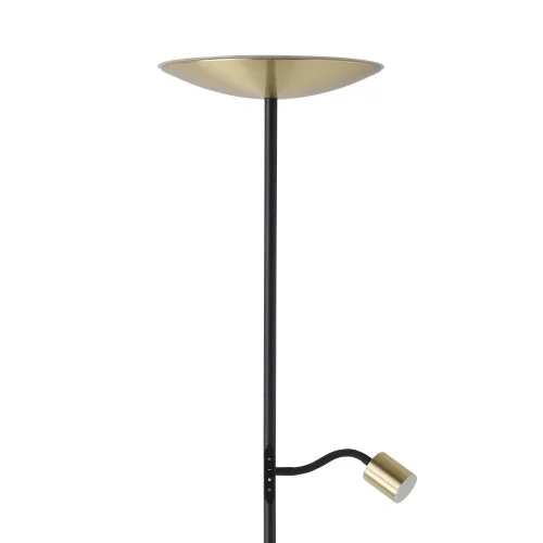 Торшер LED Conivarino 901979 Eglo для чтения латунь на 1 лампу, основание латунь чёрное в стиле современный фото 2