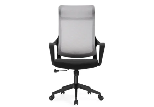 Компьютерное кресло Rino black / light gray 15631 Woodville, чёрный/сетка ткань, ножки/пластик/чёрный, размеры - *1260***660*700 фото 2