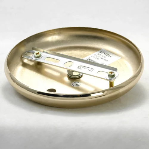 Люстра потолочная LSP-8086 Lussole прозрачная янтарная на 6 ламп, основание золотое в стиле современный  фото 5