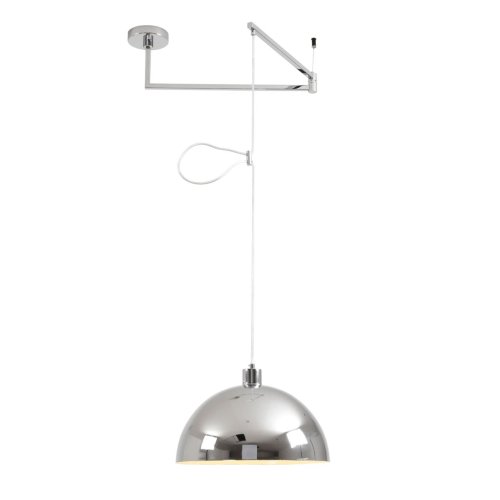 Светильник подвесной Armina 8322/1C Lumion хром на 1 лампу, основание хром в стиле лофт фото 6