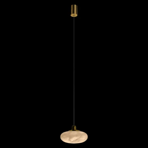 Светильник подвесной LED Galet 10409/M LOFT IT белый на 1 лампу, основание бронзовое в стиле современный фото 2