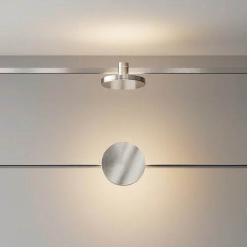 Трековый светильник LED Magnetic trаck system Flarity TR152-1-7W3K-PT Maytoni платина для шинопроводов серии Magnetic trаck system Flarity платина фото 7