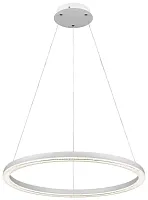 Светильник подвесной LED CERO III WE411.01.003 Wertmark белый на 1 лампу, основание белое в стиле хай-тек кольца