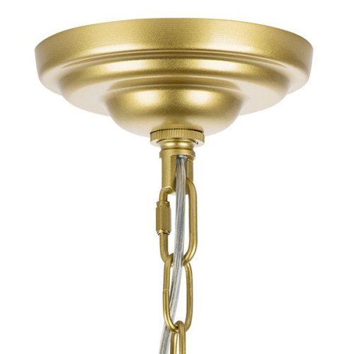 Люстра подвесная Zeta 728083 Lightstar золотая на 8 ламп, основание золотое в стиле современный арт-деко  фото 6