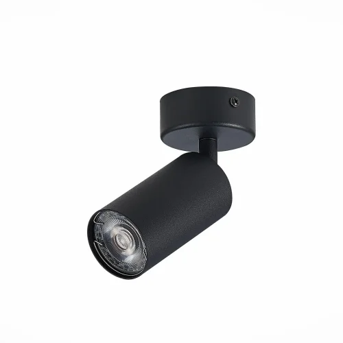 Светильник накладной Dario ST303.402.01 ST-Luce чёрный 1 лампа, основание чёрное в стиле модерн хай-тек круглый фото 2