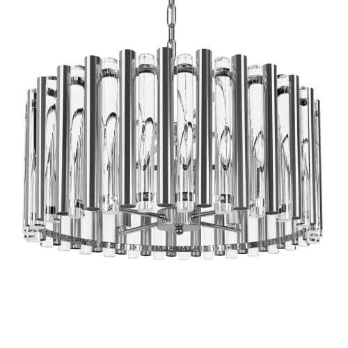 Люстра подвесная Boucle 10438/4 LOFT IT прозрачная на 4 лампы, основание никель в стиле современный фото 7 Люстра подвесная Boucle 10438/4 LOFT IT прозрачная на 4 лампы, основание никель в стиле современный фото 7