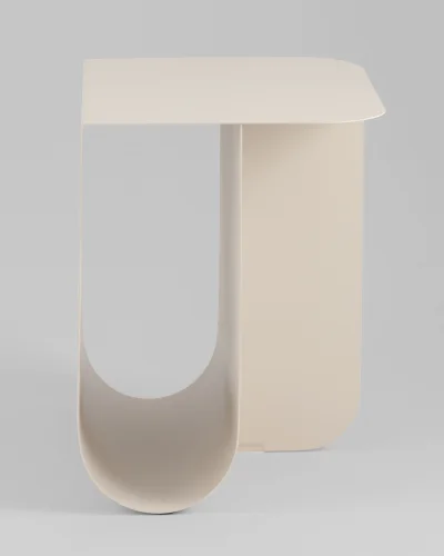 Журнальный столик Laure, металл, светло-серый УТ000041897 Stool Group столешница из фото 3