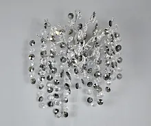 Бра Авани 07873D,16 Kink Light прозрачный 3 лампы, основание серебряное в стиле флористика современный ветви