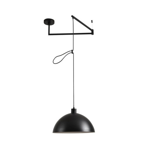 Светильник подвесной Armina 8321/1C Lumion чёрный на 1 лампу, основание чёрное в стиле лофт 